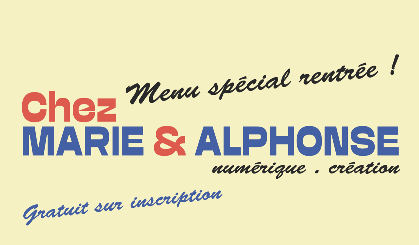 ateliers marie et alphonse rentrée 2025