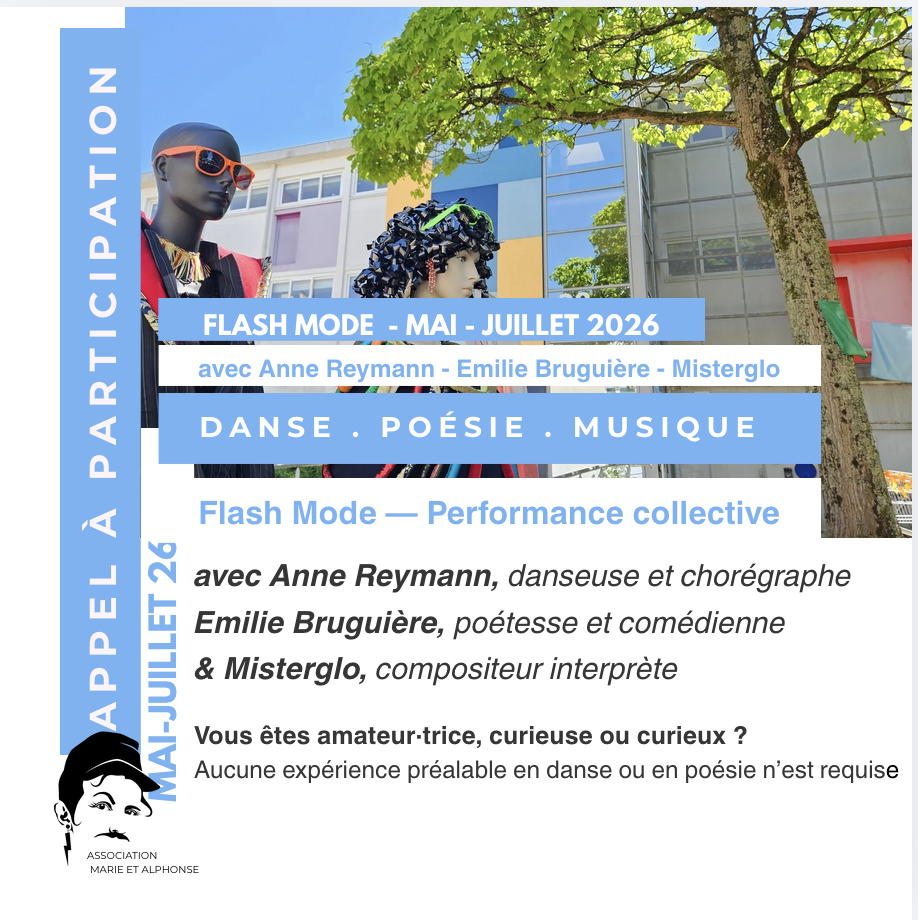 Flash Mode — Performance collective  Flash Mode prolonge le projet MutationS, né d’un travail de création collective mené pendant un an et demi avec des habitantes du quartier du Breil.